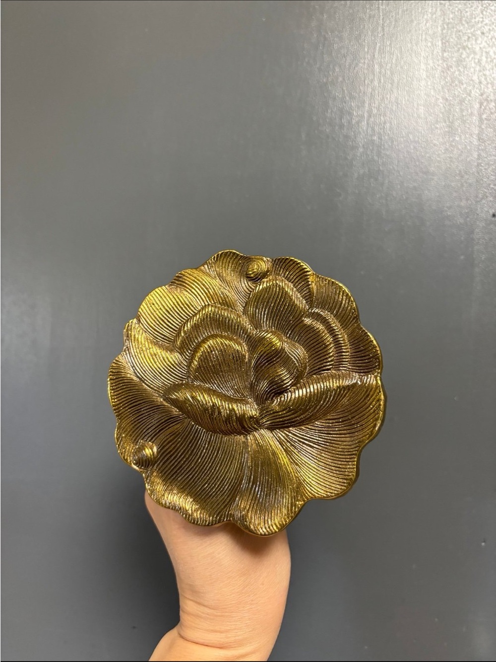 Floral towel hanger curtain tie back just one piece